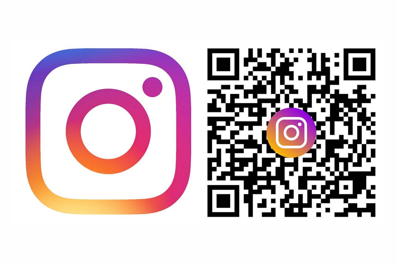 QR-Code mit Link zum Instagram Profil unserer Bank
