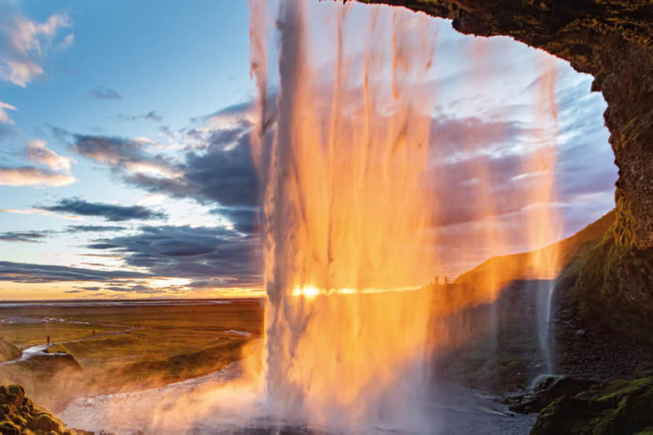 ein sprudelnder Geysir 