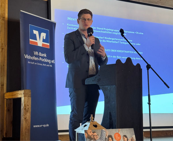 Christian Bumberger am Rednerpult