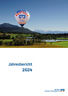 Miniaturbild des Titelblattes des Jahresberichtes 2024 - Motiv: VR Bank-Ballon mit Allgäuer Bergen, Grünten und Niedersonthofener See im Hintergrund