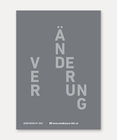 Cover Jahresbericht 2018: Veränderung