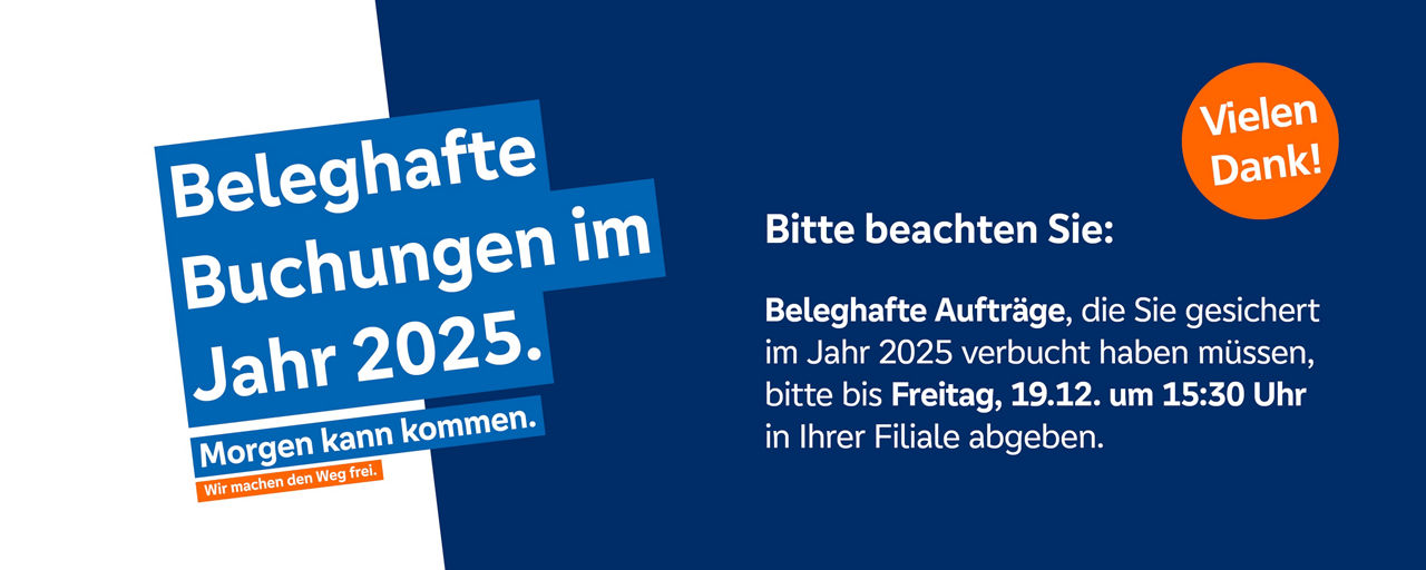 Bankgeschäfte rund um die Feiertage