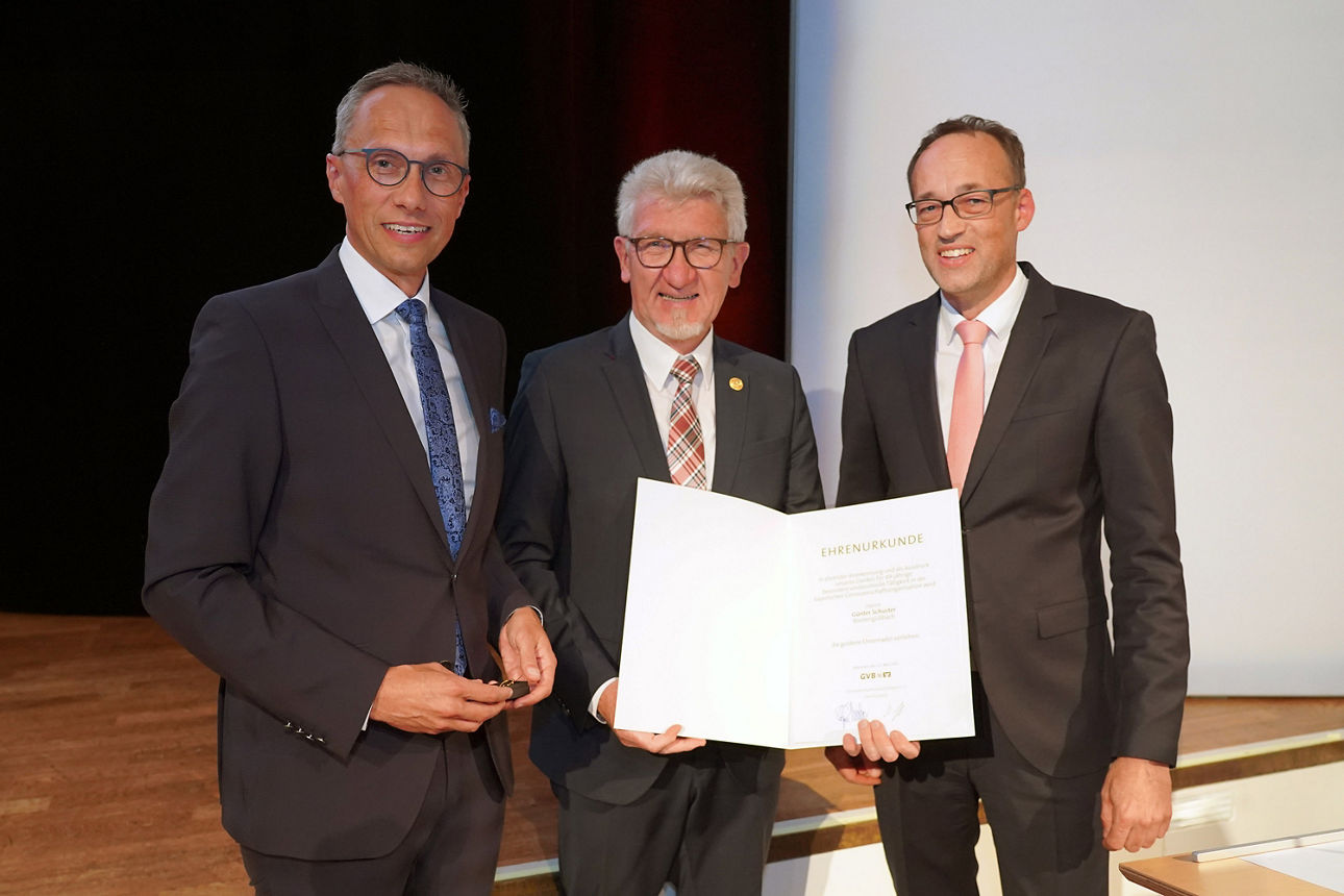 Joachim Hausner, Günter Schuster und Dr. Alexander Leißl