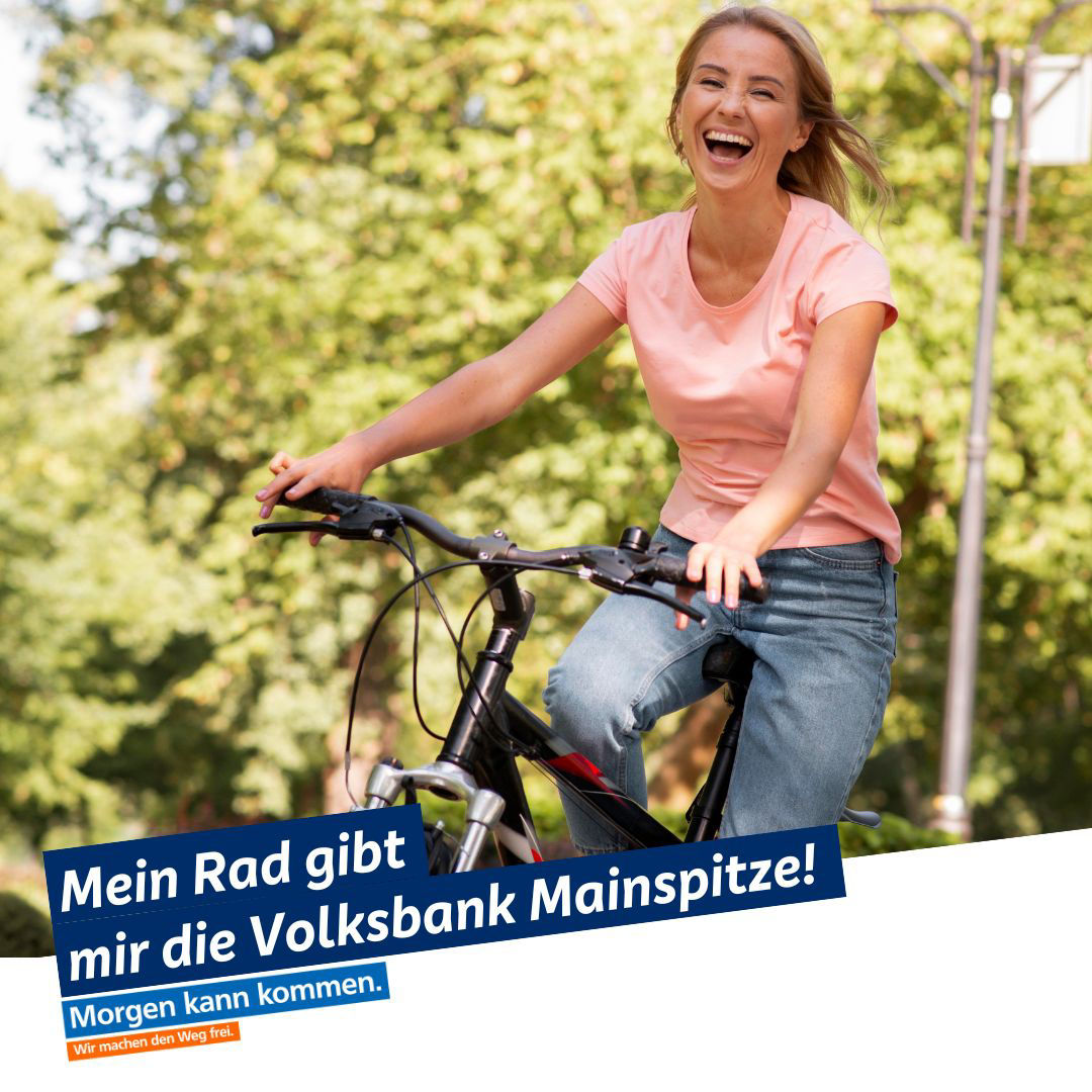 Frau auf JobRad