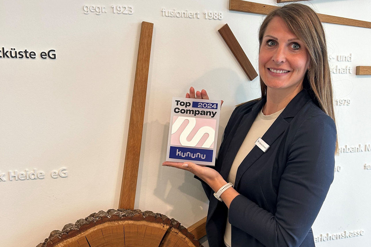 Johanna mit dem Top Company Award 2024