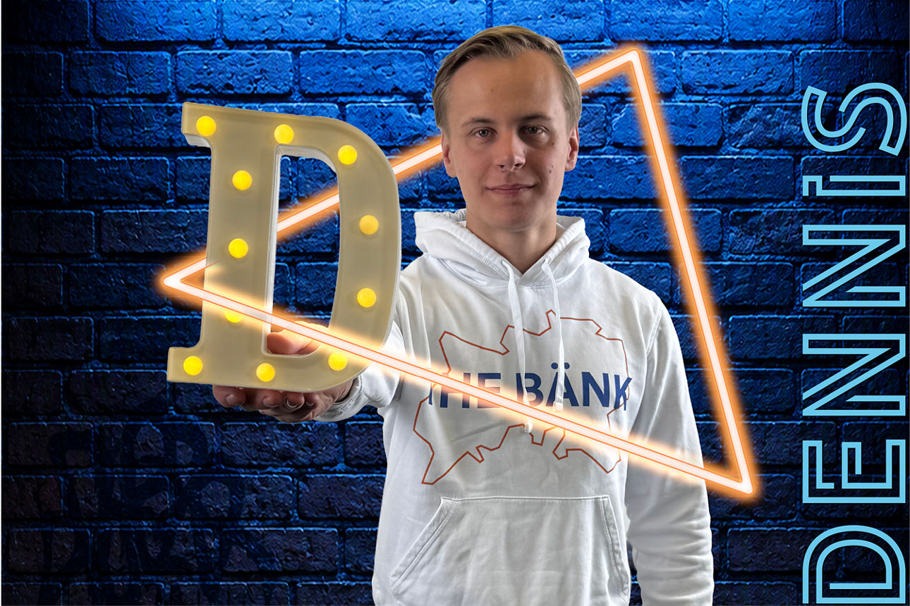   Sie sehen einen Mitarbeiter der Volksbank Hohenlohe eG