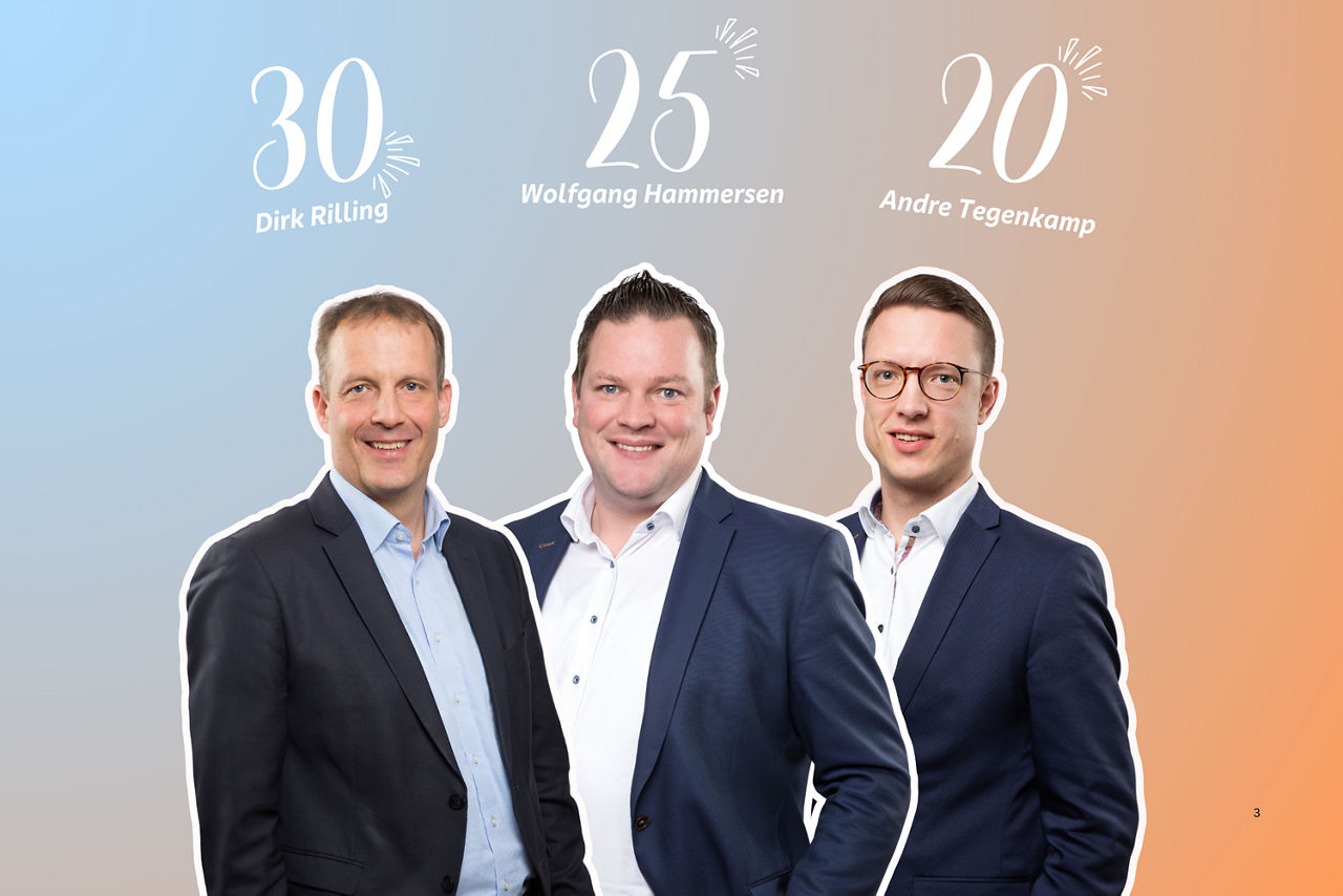 Dirk Rilling. Wolfgang Hammersen und Andre Tegenkamp