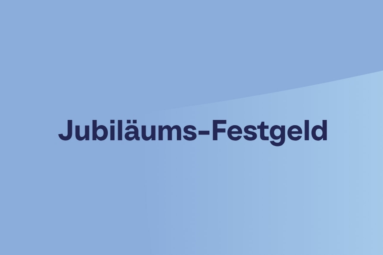 Illustration: Jubiläums-Festgeld - Luftballons 