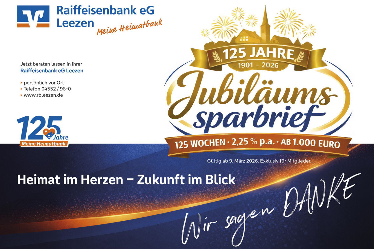 Jubiläumssparbrief