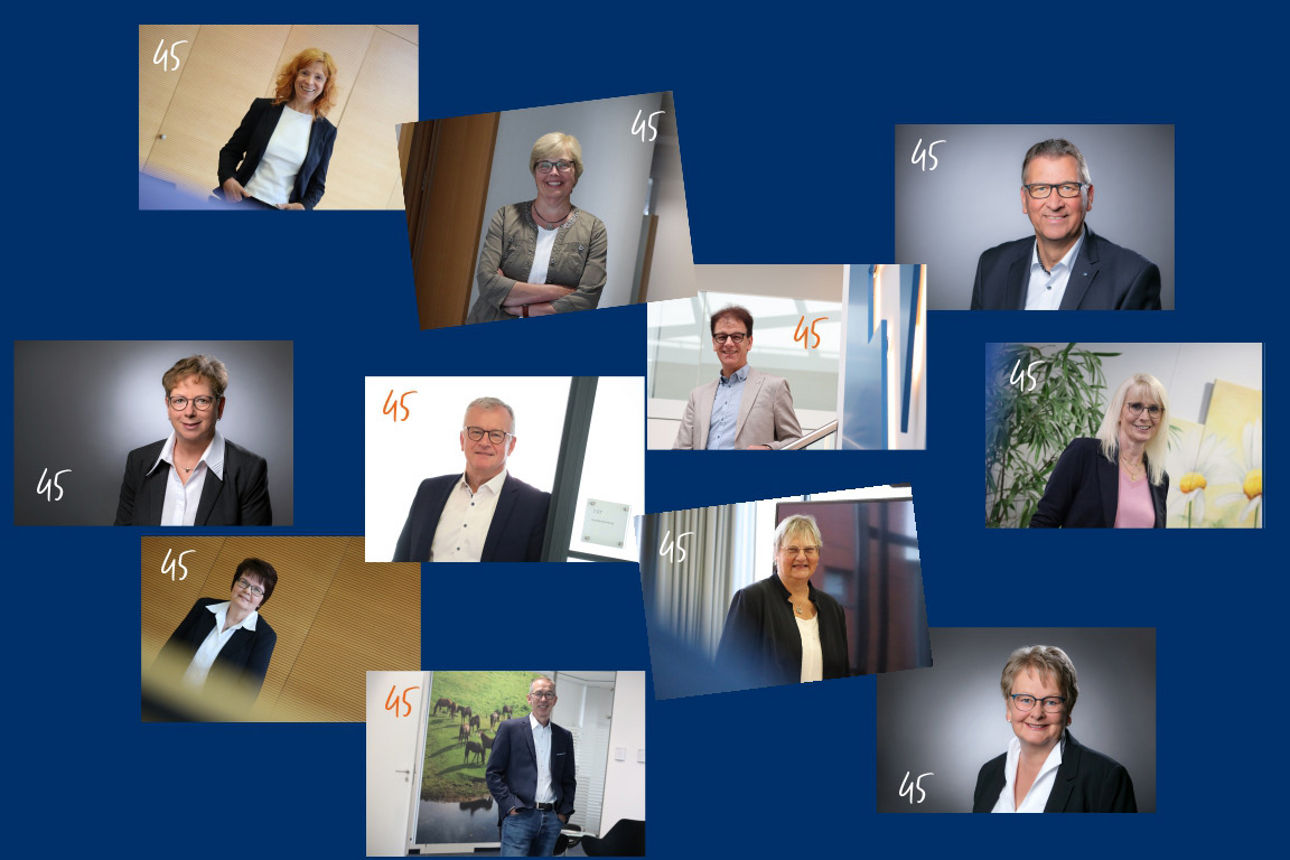 Elf Mitarbeitende mit 45 Jahren Betriebszugehörigkeit