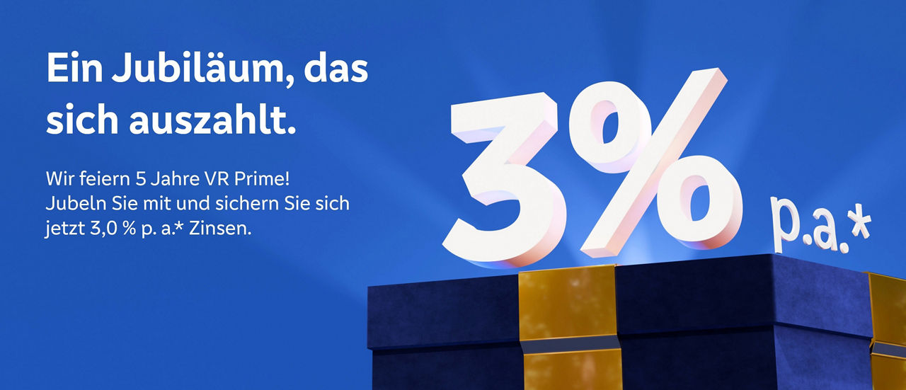 3% Jubiläum