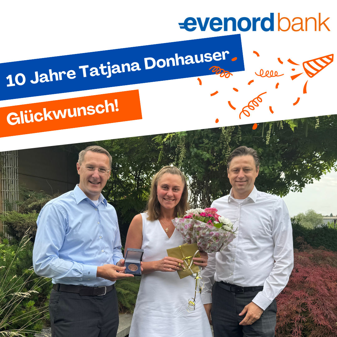 Jubiläum Frau Donhauser mit Vorstand