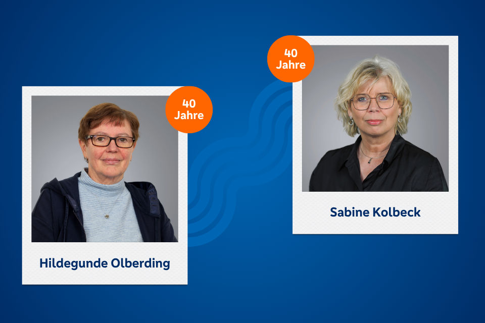 Hildegunde Olberding und Sabine Kolbeck feiern Jubiläum