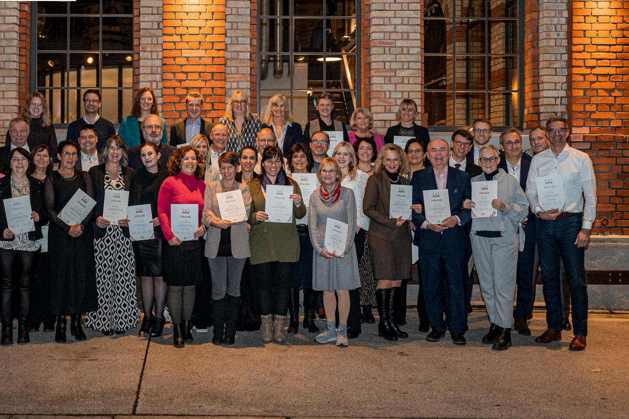 Die Jubilarinnen und Jubilare der VR Bank in 2024