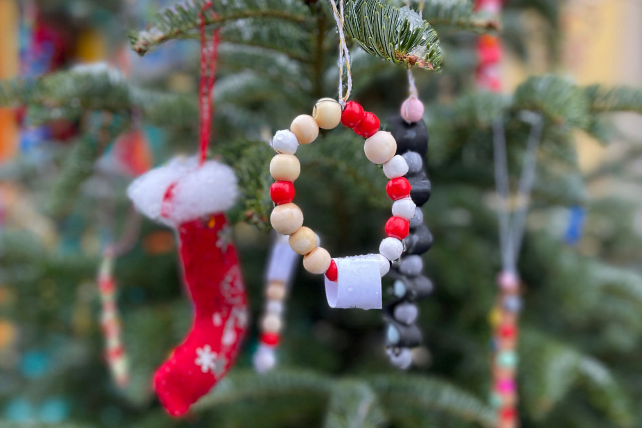 gebastelter Christbaumschmuck