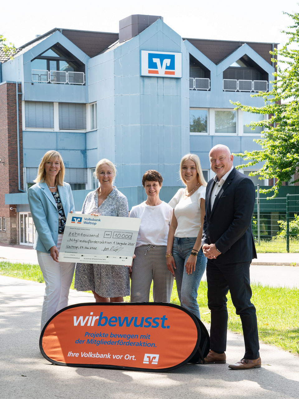 V.l.: Claudia Pilz (Dortmunder Volksbank), Nicole Moenikes (Jury), Nicole Henning (Jury), Regina Vonnahme (Jury)