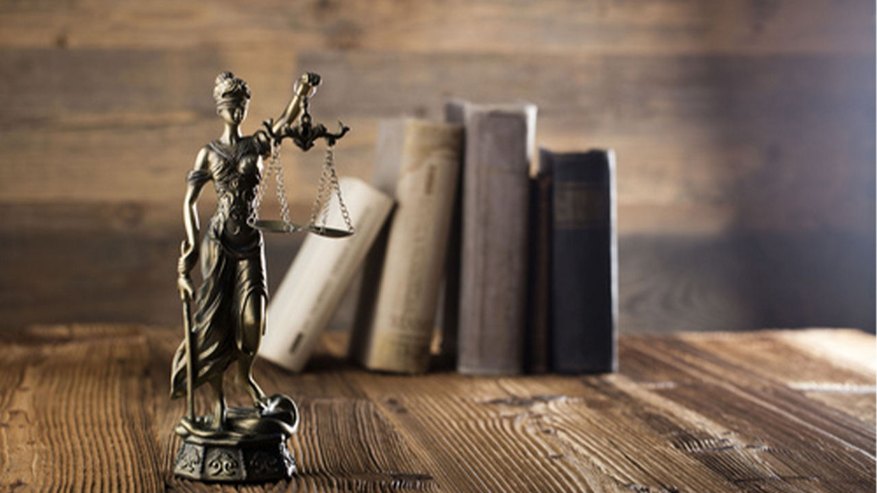 Statue von Lady Justice