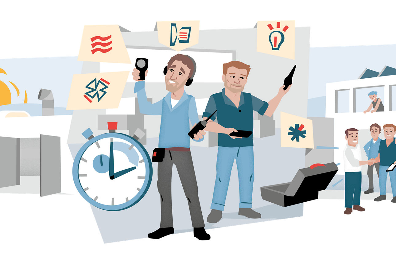 Gemaltes Bild Energieeffizienz