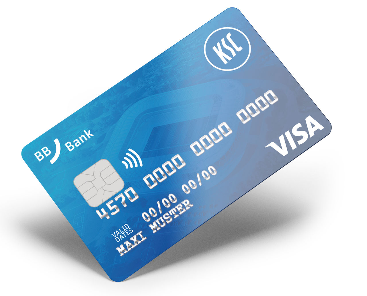 Bild BBBank girocard KSC-Fan-Edition