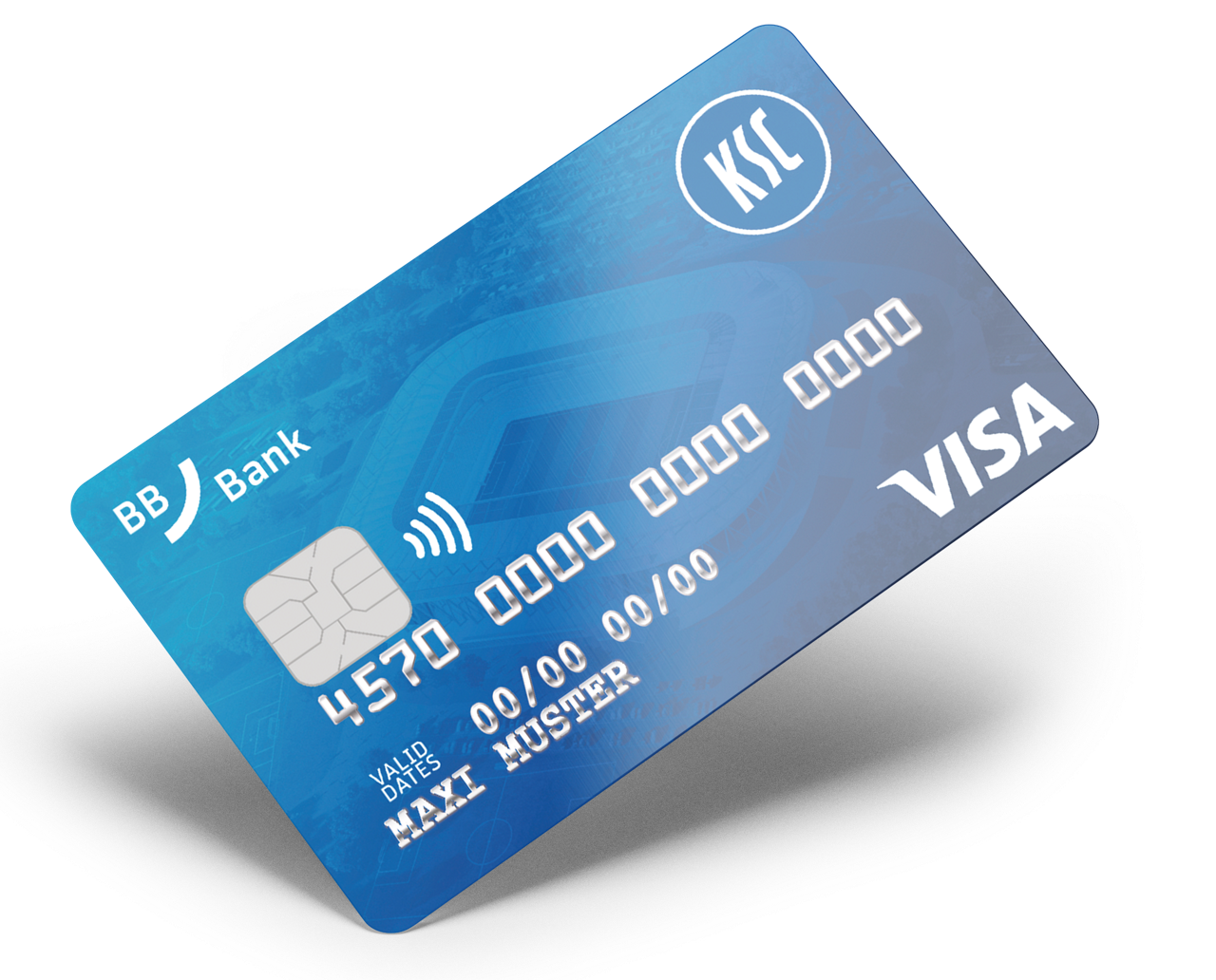 Bild BBBank girocard KSC-Fan-Edition