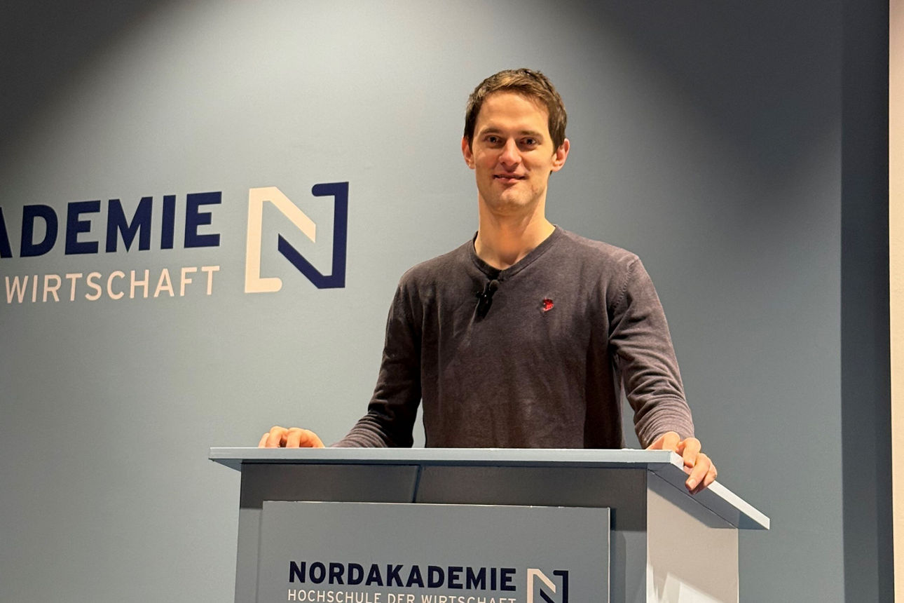 Kai Hufenbach am Podium