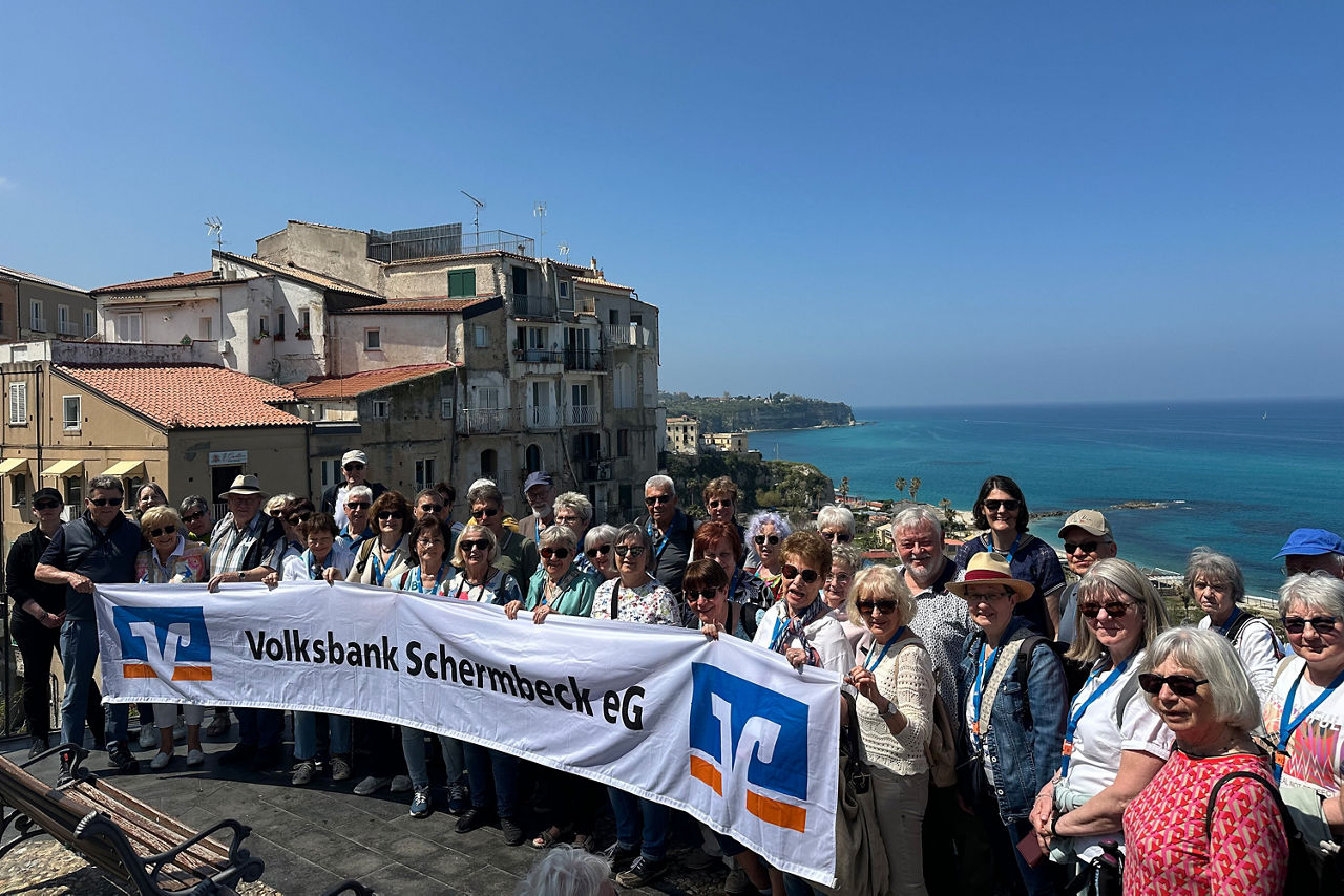 Gruppenbild der Teilnehmer unserer 2ten Kalabrien Reise