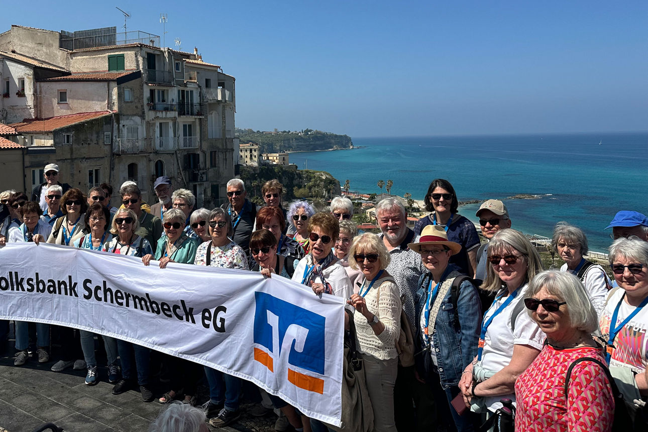 Gruppenbild der Teilnehmer unserer 2ten Kalabrien Reise