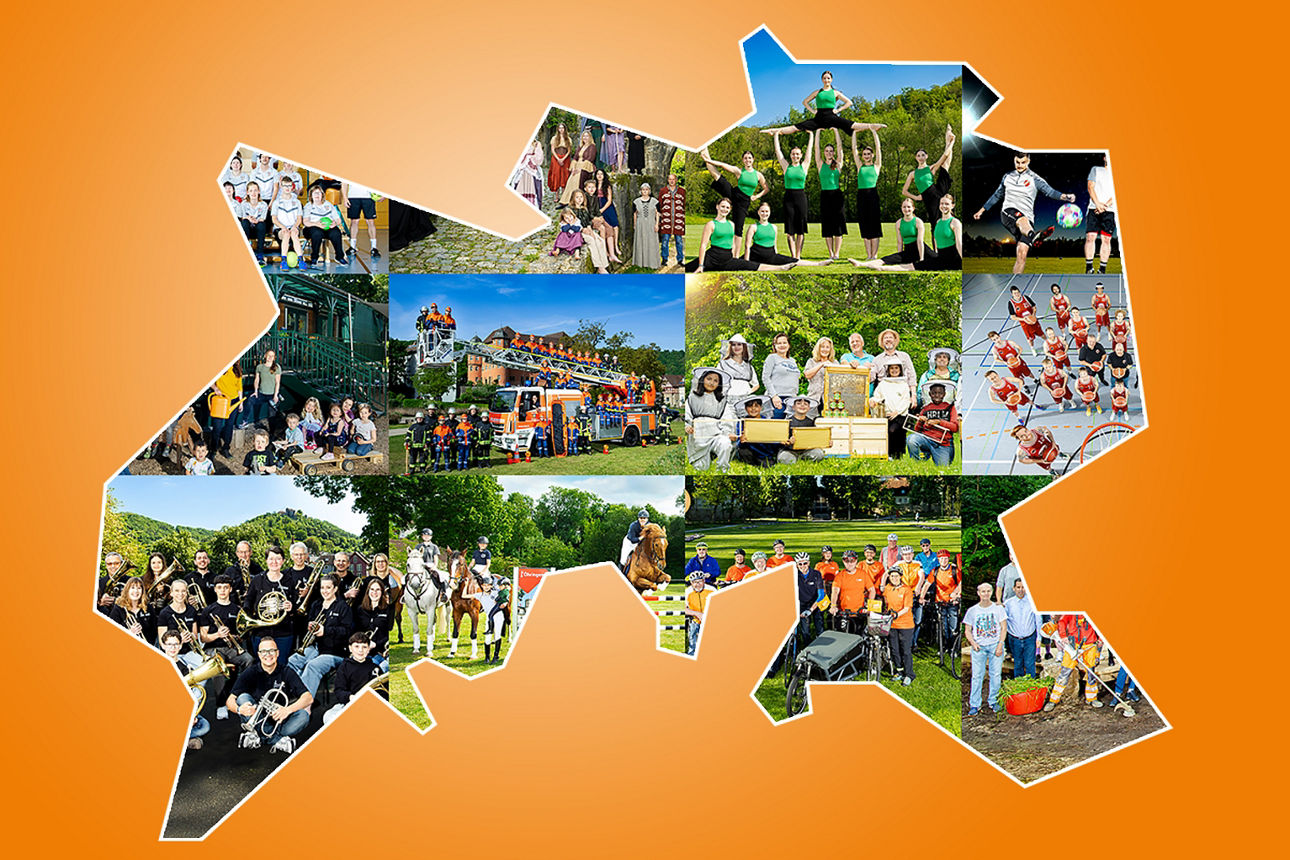 Unser Bildkalender Landkarte mit Bilder von den Botschaftern