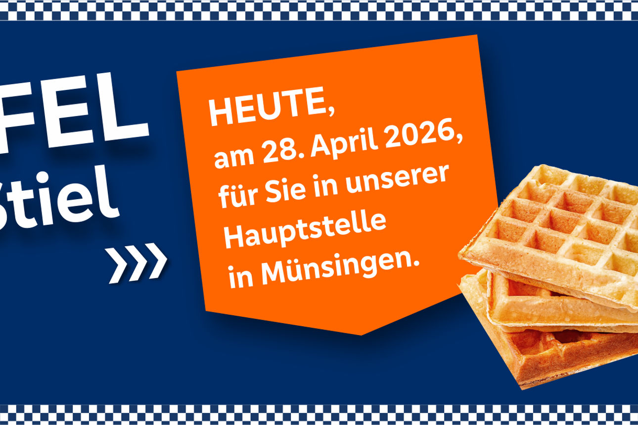 Bild mit Text Waffel am Stiel am 28.04.2026