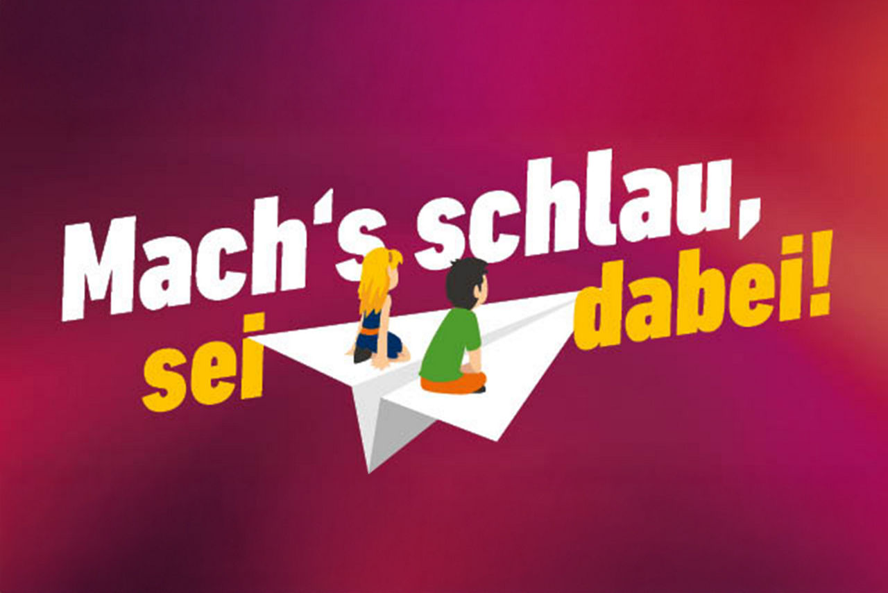 Mach´s schlau sei dabei - Comicfiguren auf Papierflieger