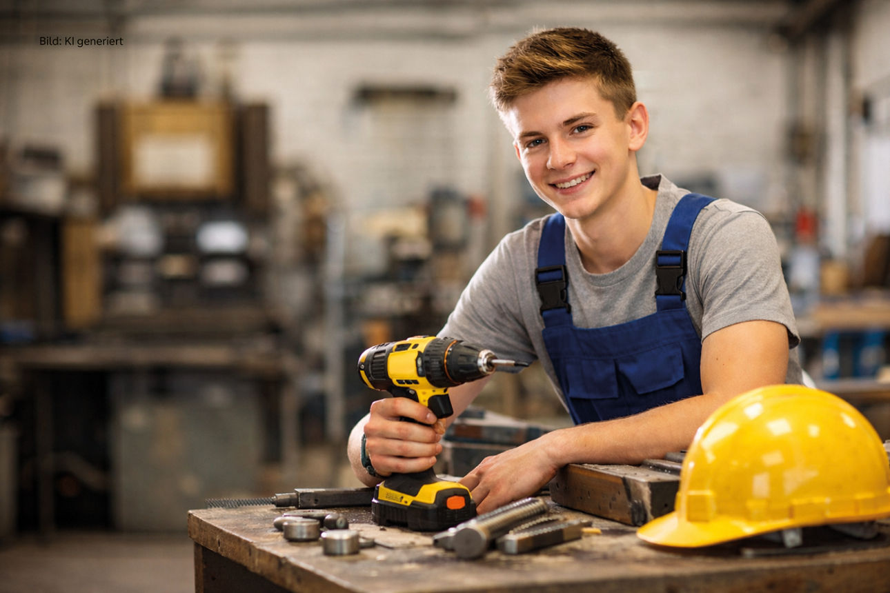 Spenden statt Schenken - 11 Mitarbeiterinnen und Mitarbeiter halten Schilder mit den Empfängern der Aktion