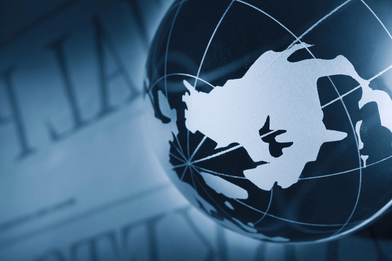 Abbildung einer Weltkugel