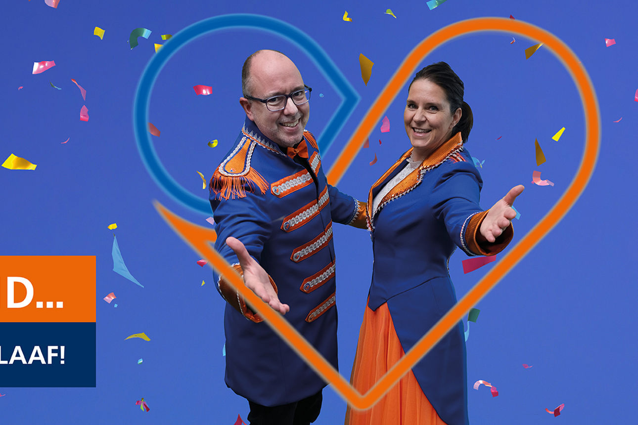 Peter Thomas und Sonja Krämer - Karnevalsmoderatorenteam der Volksbank Köln Bonn eG