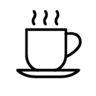Piktogramm Tasse mit Heißgetränk