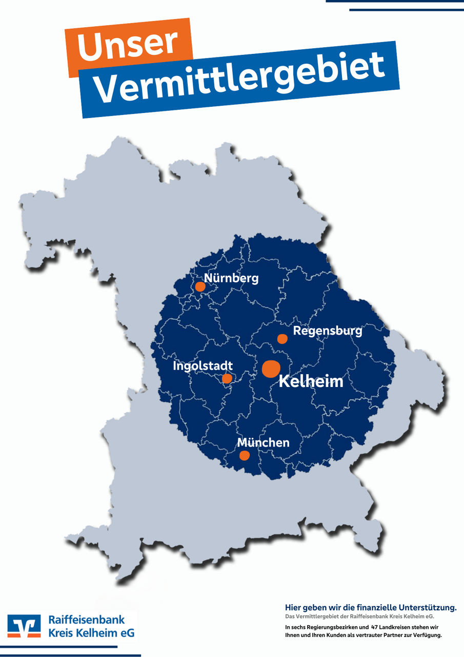 Karte des Vermittlergebietes