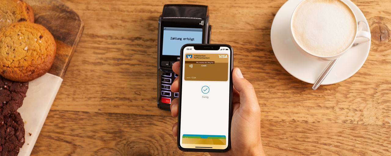 Kontaktlose Bezahlung mit einem Mobiltelefon