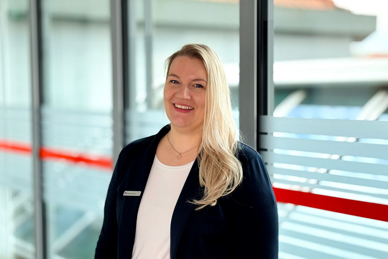 Katarina Evers, Mitarbeiterin der Volksbank eG Westrhauderfehn