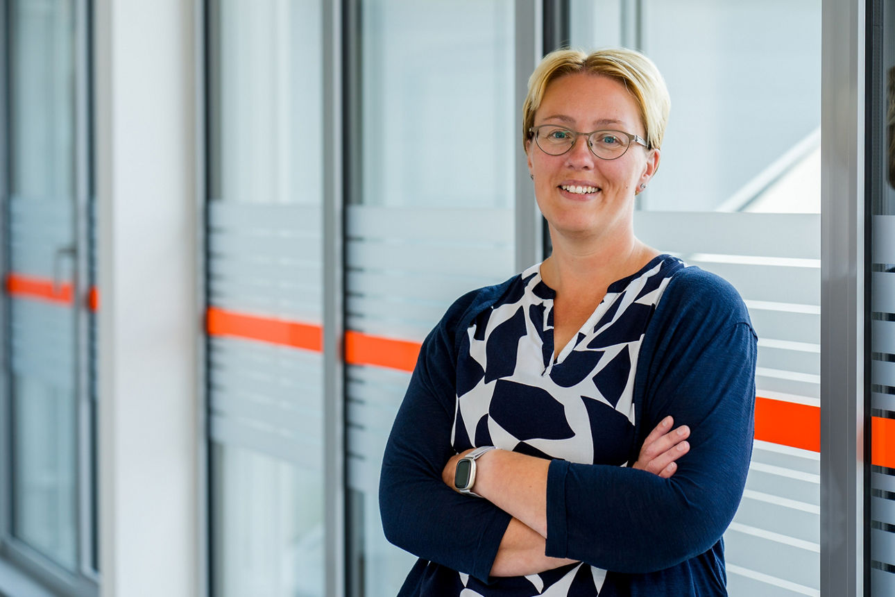 Katharina Gerdes, Mitarbeiterin der Volksbank eG Westrhauderfehn