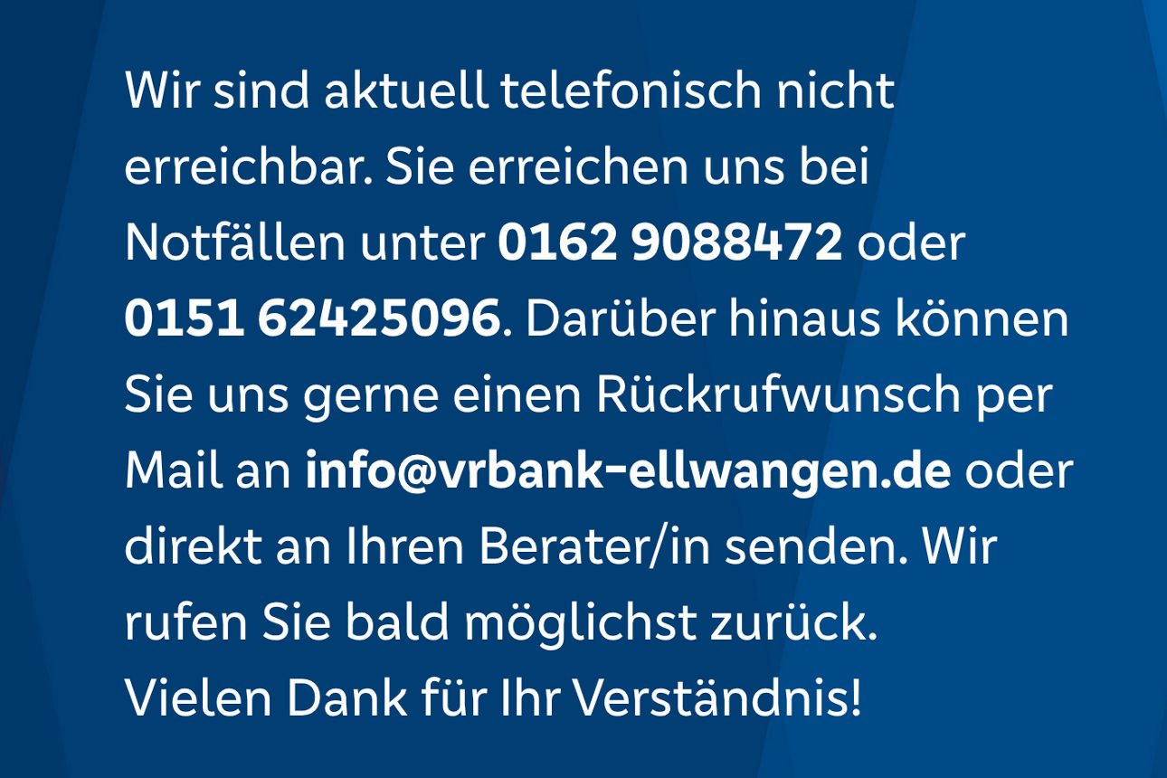 Nicht erreichbar