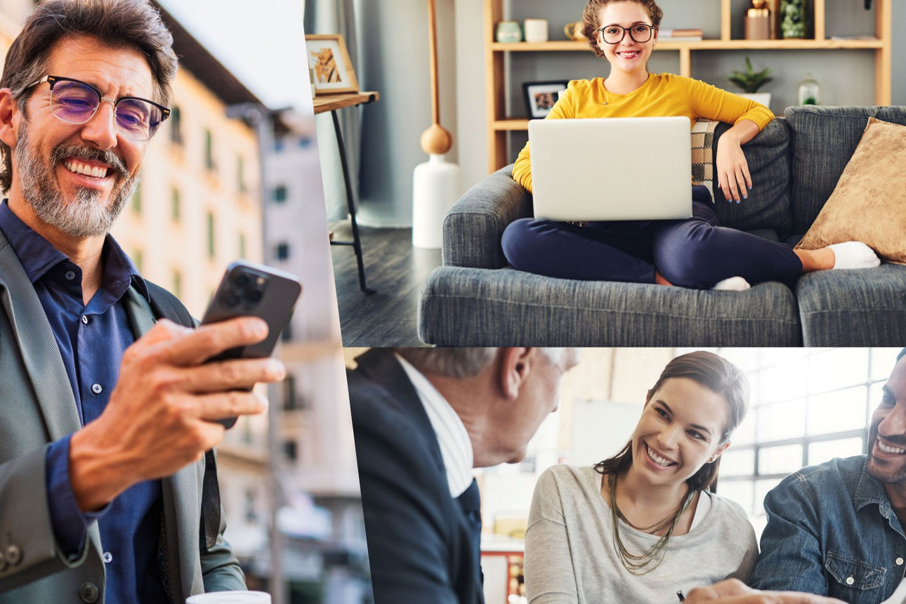Beratung persönlich, telefonisch oder digital