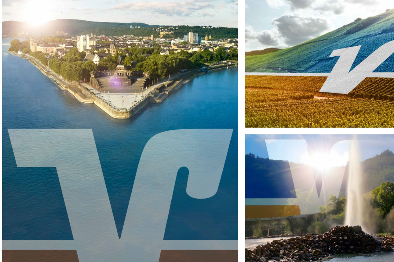 Das Bild zeigt Illustrationen mit VR Bank Logo zu den Regionalmärkten der Bank