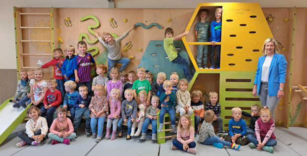 Spendenübergabe mit den Kindergarten St. Michael Bunnen