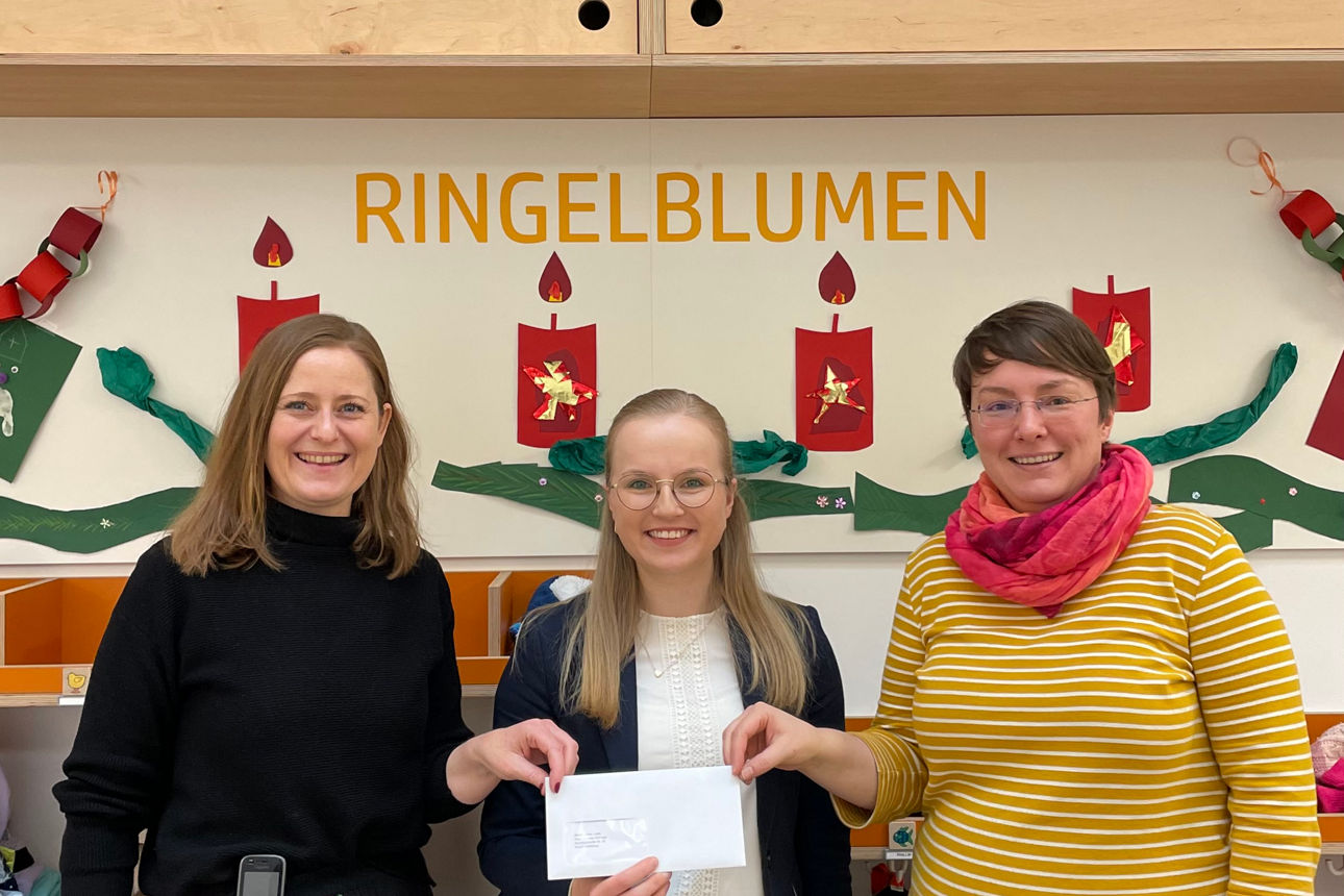 Spendenübergabe an die Kindergärten Luzia und Franziskus