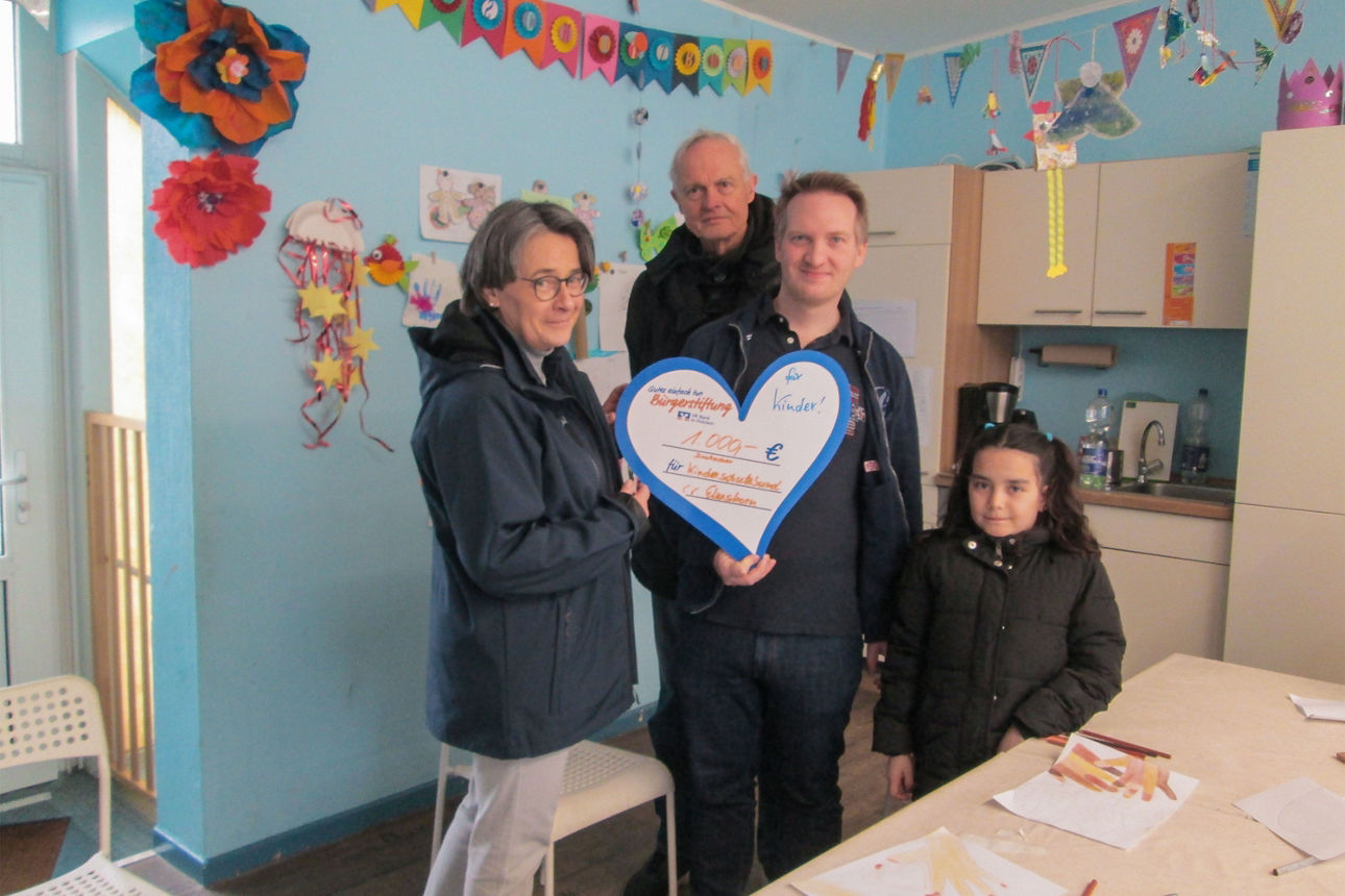 Spendenübergabe beim Kinderschutzbund in Elmshorn