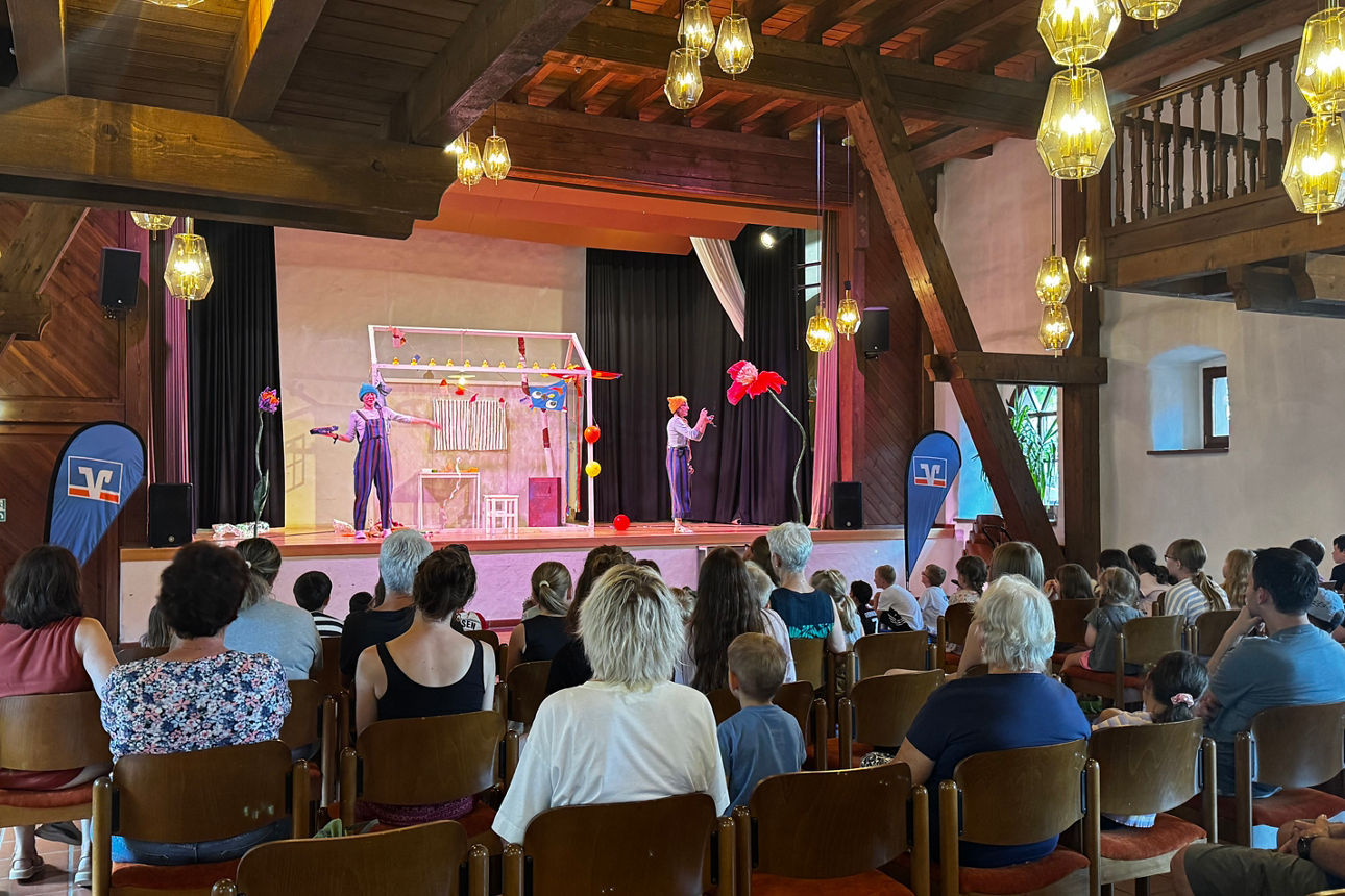 Aufführung der Nimmerland Theaterproduktion