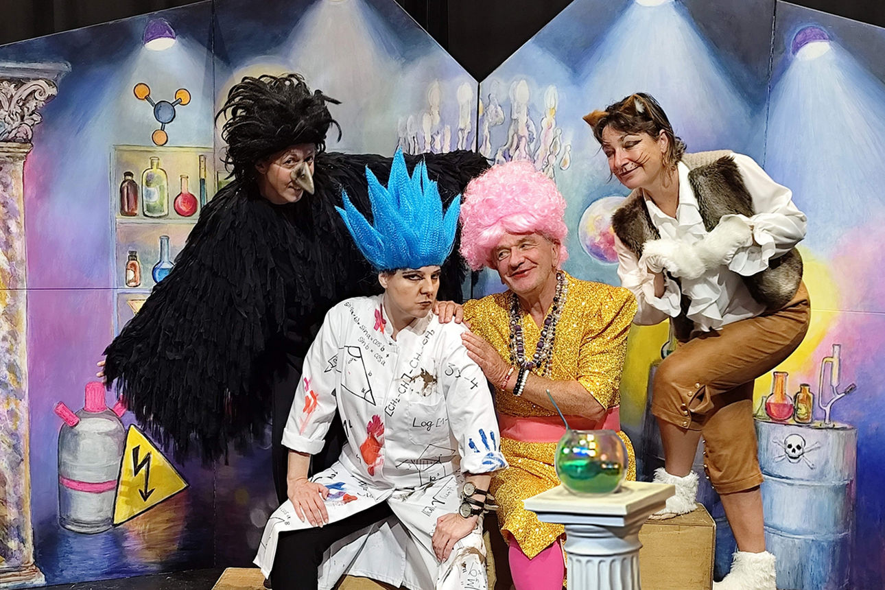 Schauspieler auf der Bühne