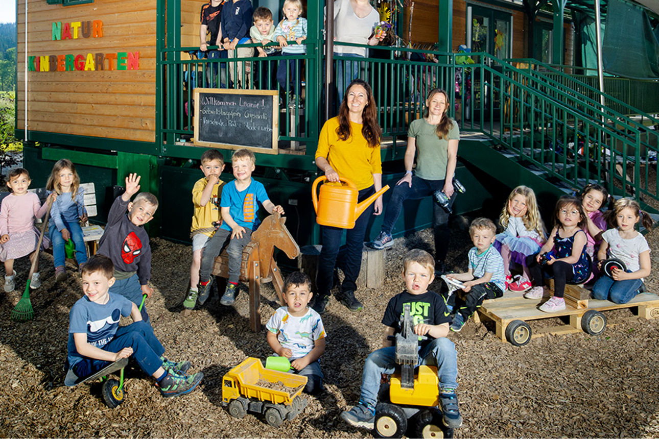 Gruppenfoto des Naturkindergarten Verrenberg