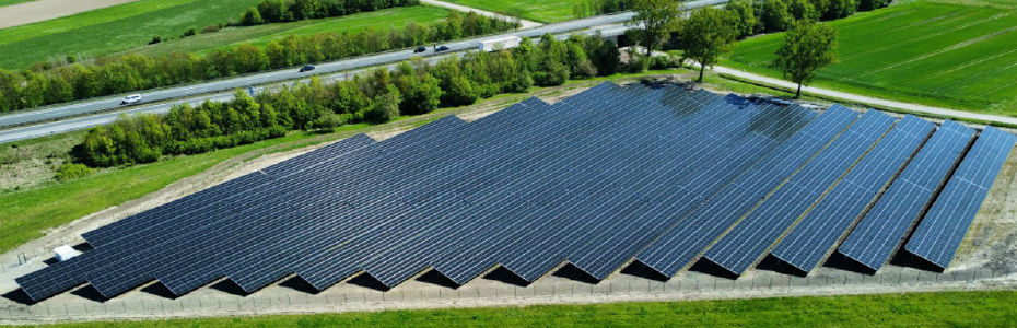 Freiflächen PV Anlage in Oberammersdorf bei Lichtenau