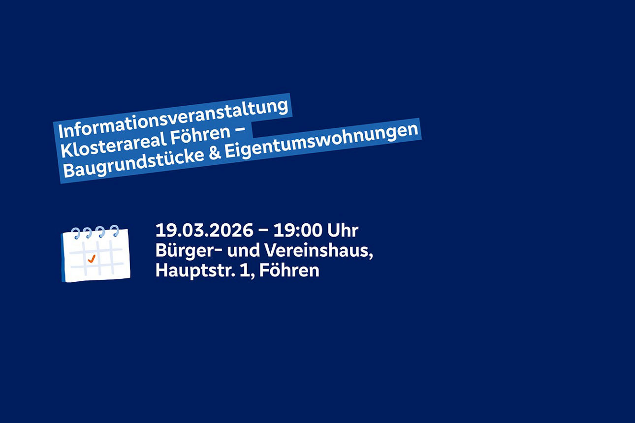 Ankündigung Informationsveranstaltung