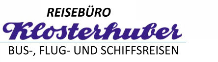 Logo Reisebüro Klosterhuber